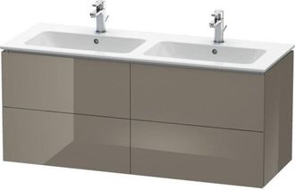 Duravit Mueble Bajo Lavabo L-cube 1290x481x550mm Franela Gris Brillo