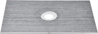 OEM Duschrand-set, 1524 X 965 X 28 Mm, Gro&szlig;es Duschwannen-set Mit Zentralablauf, Leichte Eps-duschinstallationssets Mit 2 Wasserdichten T&uuml;chern, Duschwann