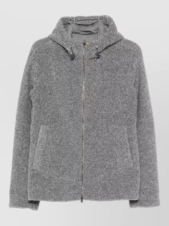 Herno down coat hood and side pockets