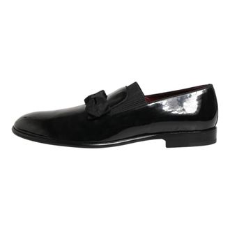 Dolce & Gabbana Slippers - male - Dolce & Gabbana - Loafers - Black - 10 UK - Shoes