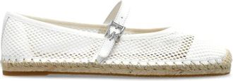 Michael Kors Ballerinas Lynn - Dames - Ballerinas - Wit - 39 EU - Jute - Schoenen