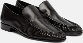 The Row Soft leather loafers