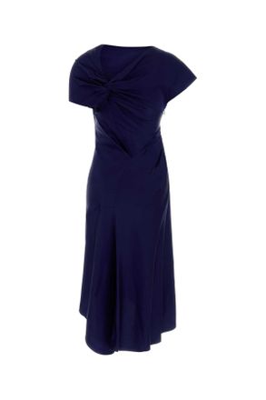 Victoria Beckham 1226wdr007294b 9804 Brightindigo Exterior: Acetate Viscose Abiti Dress