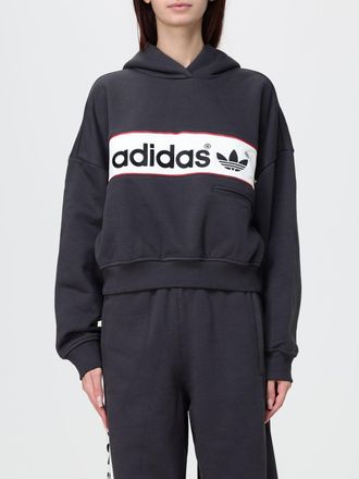 adidas Felpa relaxed fit con cappuccio in cotone riciclato