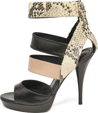 Fendi Sandali in pelle 120mm - Nero