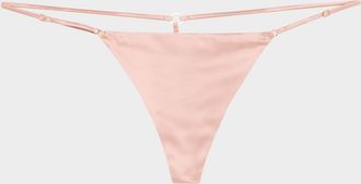 Kiki De Montparnasse Tous Les Jours Stretch Silk G-String