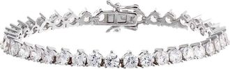 Adina Eden Thin Three Prong Tennis Bracelet
