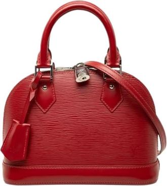 Louis Vuitton Pre-owned Epi Alma BB - Dames - Vintage Handtas - Rood - ONE Size - Leer - Vintage