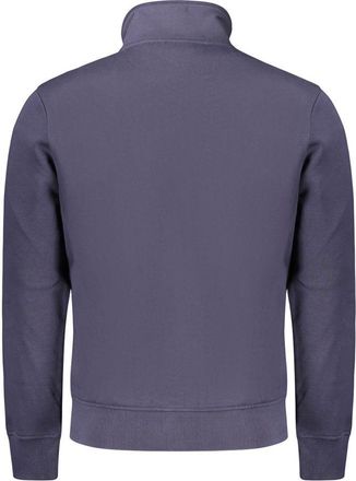 Napapijri Logo-Embroidered Cotton Sweatshirt - Blue