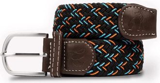 Swole Panda Swole Panda Recycled Woven Adjustable Belt Medium - Black, Red & Blue Dot