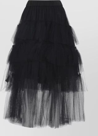 Simone Rocha tiered tulle midi skirt