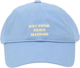 Dr&ocirc;le de Monsieur Slogan Cap - Heren - Petten - Blauw - ONE Size - Katoen - Accessoires