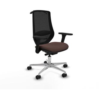 Piqueras y Crespo Piqueras Y Crespo Mardos Silla De Oficina Negra Marr&oacute;n
