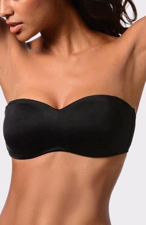 Lascana Multiway Strapless T-Shirt Bra in Black at Nordstrom, Size 36Ddd
