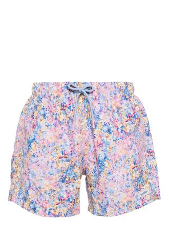 Boardies Costume da bagno a fiori - Rosa