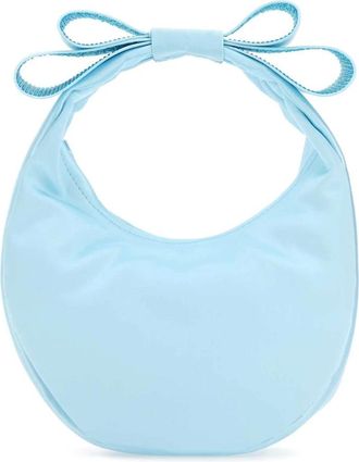 Mach & Mach Small Cadeau Handbag - Dames - Handtassen - Blauw - ONE Size - Satijn - Tassen