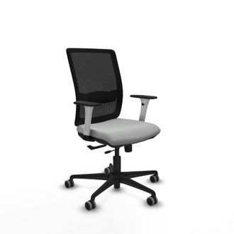 Piqueras y Crespo Silla De Oficina Piqueras Y Crespo Haches Blanco Espuma 50 Mm