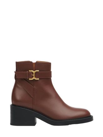 Chlo&eacute; Ankle Boot - Brown