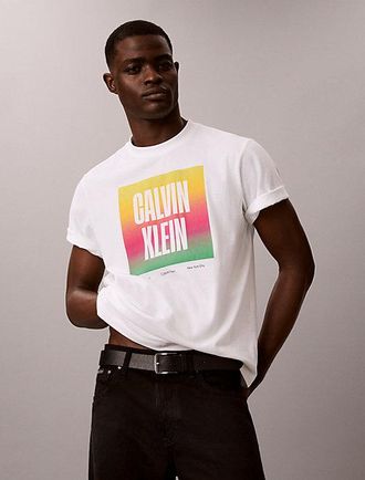 Calvin Klein Relaxed T-shirt met logo - Pride