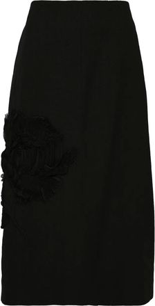 Jil Sander Gonna midi - Nero