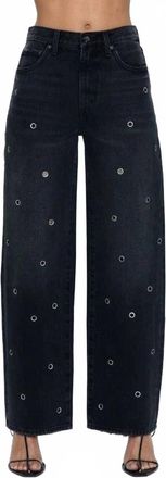 Pistola Denim Womens Hendrix High Rise Baggy Jeans In Glamour
