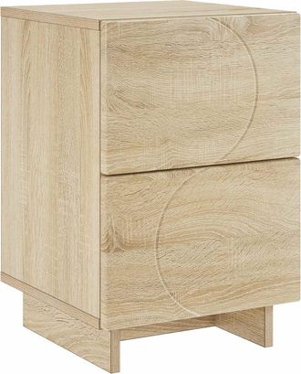 vidaXL Mesa De Noche Roble Sonoma 33,5 X 34,5 X 50 Cm Vidaxl
