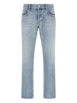 Saint Laurent light-wash denim trousers - men - Cotton - 30 - Blue