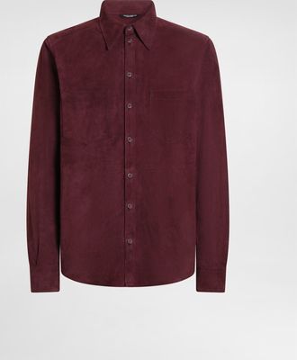 Dolce & Gabbana Camicia - Man Coats And Jackets Purple 48