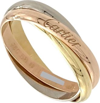 Cartier Yellow Gold (18K) Pink Gold (18K) White Gold (18K) Band Ring (Pre-Owned)
