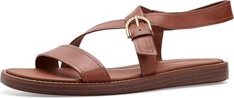 Cole Haan Kami Buckle Womens Sandals British Tan Leather : 10.5 B - Medium