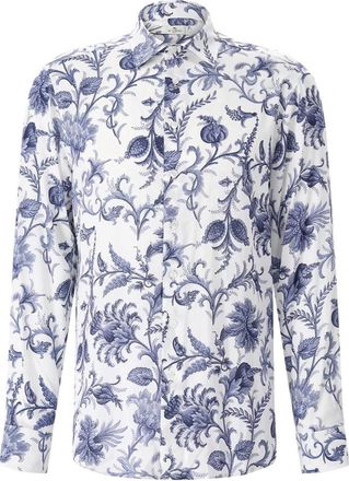 Etro Paisley Shirt - Heren - Casual Overhemden - Veelkleurig - XL - Overhemden