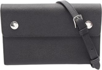 Herm&egrave;s Pre-owned Leren Schoudertas - Dames - Vintage Schoudertas - Zwart - ONE Size - Leer - Vintage