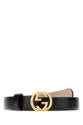 Gucci Black Logo Buckle Belt