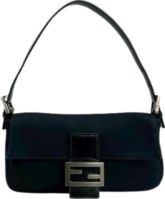 Fendi Pre-owned Shoulder Bags, female, Black, Size: ONE SIZE Pre-owned Shoulder Bag