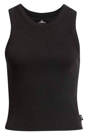 Rip Curl Classic Stretch Cotton Rib Tank in Black at Nordstrom, Size Xx-Small