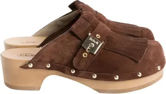 Scholl Schoenen - Dames - Klompen - Bruin - 41 EU - Schoenen