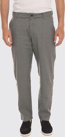 HUGO BOSS Pantaloni straight in misto lino con coulisse e vita elasticizzata