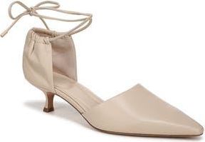 Vince Sarai Ankle Wrap dOrsay Kitten Heel Pump in Birch Sand at Nordstrom Rack, Size 7