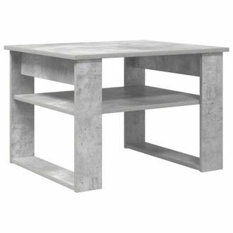 vidaXL Mesa De Caf&eacute; Gris Concreto 64 X 54 X 44 Cm Madera De Ingenier&iacute;a Vidaxl