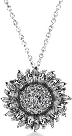 Allurez 14K 0.19 Ct. Tw. Diamond Pendant Necklace