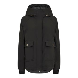 Mos Mosh MOS Mosh, Dames, Mantels, Zwart, Maat: XL Leer