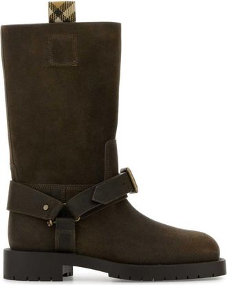 Burberry Brown Suede Boots