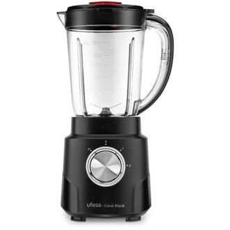 Ufesa Batidora De Vaso Ufesa Coral Black Negro 600 W 1,5 L