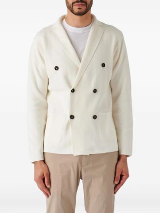 FILIPPO DE LAURENTIIS double-breasted blazer - men - Cotton - 52 - White