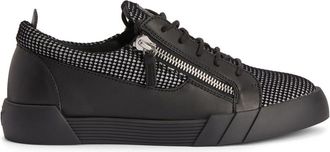 Giuseppe Zanotti Frankie leather sneakers - men - Leather/Rubber/Leather - 40 - Black