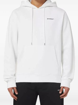 Off-white Wave Outline hoodie - Wit