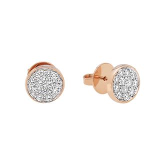 CHANTECLER Pailletten Gouden Oorbellen - Dames - Oorbellen - Geel - ONE Size - Pailletten - Accessoires