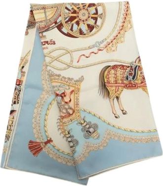 Herm&egrave;s Pre-owned Paperoles Scarf - - Pre-owned - Donna - Multicolore - ONE SIZE