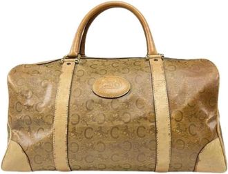 Celine Pre-owned Weekendtas - Dames - Vintage Weekendtas - Bruin - ONE Size - Leer - Vintage