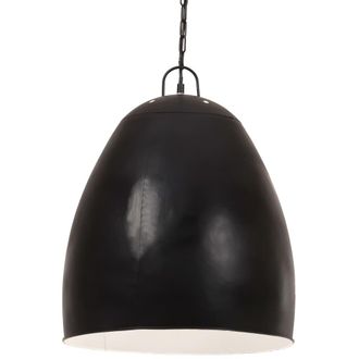 vidaXL L&aacute;mpara Colgante Industrial Redonda Negra 25 W 42 Cm E27 Vidaxl